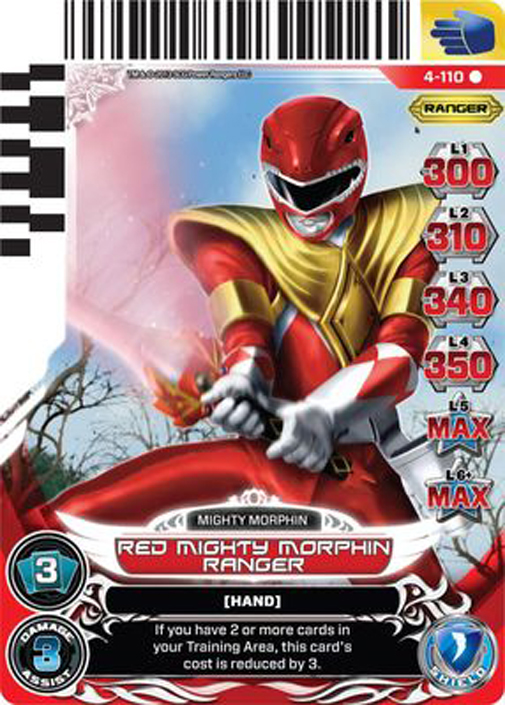 Red Mighty Morphin Ranger 110